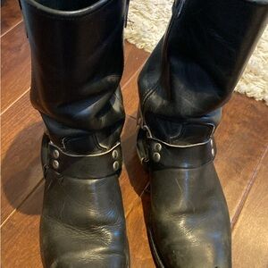 Men's Black Leather Boots